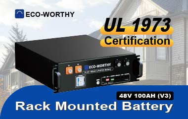 Great News: Our 48V 100Ah Server Rack LFP Battery Achieves UL 1973 Certification!